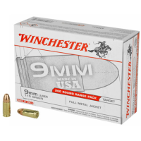 Winchester 9MM, 115gr, FMJ - 200 Rounds [MPN: USA9WY]