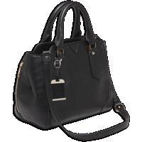 Bulldog Satchel Purse, Bdog Bdp020 Satchel Purse Hlstr Blk/bk