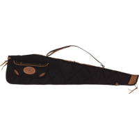 Bg Lona Canvas Gun Case 48" - Scoped Black/brown Trim