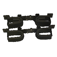 Rugged Gear Gun Rack, Rugged 10075 Dbl Gun Rack Overhead