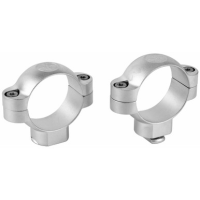 Leup Std 30mm Rings High Silver