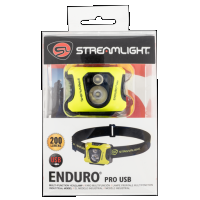 Streamlight Enduro Pro, Stl 61436 Enduro Pro Usb Headlamp Dual Lock Yellow