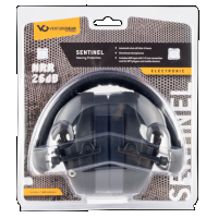 Pyramex Venture Gear, Pyra Vgpme20 Sentinel Elec Muff Nrr26 Black