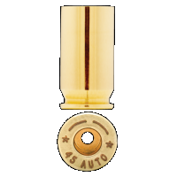 Starline Brass Unprimed Cases, Star 45aeup-100 Unp Brass 45 Auto