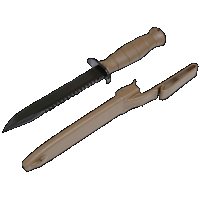 GLOCK Field Knife W/saw Fde Pkg