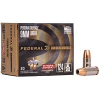 Federal Personal Defense 9MM, 124gr, JHP - 20 Rounds [MPN: P9HS1]