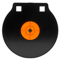 Birchwood Casey World of Targets AR 500 6" Two Hole Steel Gong 0.375" Matte Black