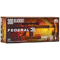 Federal Fusion .300 AAC BLACKOUT, 150gr, SP - 20 Rounds [MPN: F300BMSR2]