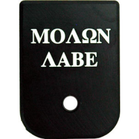 Cruxord Magazine Base Plate - Molon Labe Fits Most Glocks