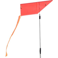 Mtm Wind Reader Shooting Range - Flag Orange W/flag And Stake