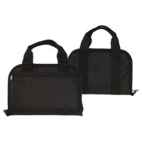 Toc Tactical Pistol Case - 11" Black W/magazine Pockets