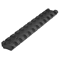 Ruger 10/22 & Charger, Rug 90465 Scope Base B08817 Pic Rail Chr/10/22 Blk