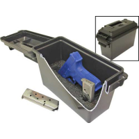 Mtm Tactical Pistol Case - Compact Dark Gray Lockable