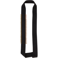 Bulldog Rifle Ammo Bandolier - Holds 24 Cart 2" Webbing Blk