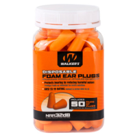 Walkers Foam Ear Plug 50 Pack Jar