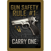 Rivers Edge Sign 12"x17" - "gun Safety"
