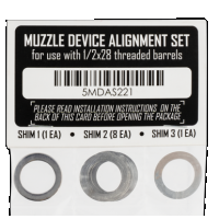 Rugged Suppressors Shim Kit 1/2x28