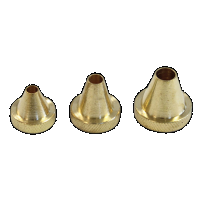 Birchwood Casey Muzzle Guard Set, Bir 41505 Muzzle Guard Set 17-30cal 3 Piece Brass