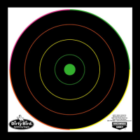 Birchwood Casey Dirty Bird MultiColor 20-8in Bulls-eye-20 pk