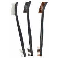 Birchwood Casey Utility Brushes Brnz/nyl/stl 3pk. .