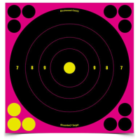 Birchwood Casey Shoot-N-C Bullseye Target Pink 6-8. .