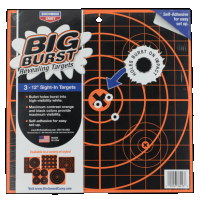 Birchwood Casey Big Burst, Bir 36123 Big Burst 12" Bullseye Tgt 3pk