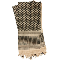Red Rock Shemagh Head Wrap - Khaki/black