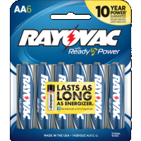 Rayovac Aa, Ray 815-6f Alk Aa Card Battery 6pk