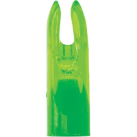 Truglo Bowfishing 5/16" Arrow - Nocks 6-pack High Vis Green