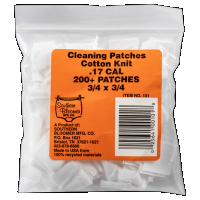 Southern Bloomer Cleaning Patches, Sbc 101 17 Cal Patches 200 Per Bag