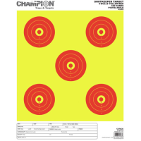 Champion Scorekeeper 5 Large - Bullseye Trgts Yellow/red 12-p