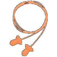 Howard Leight Quiet Corded Ear Plugs w Case 2 Pr