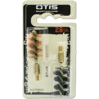 Otis Bore Brush .28 Ga 2-pack - 1-nylon 1-bronze 8-32mm Thread
