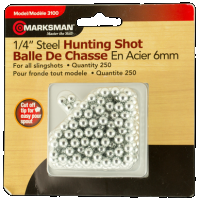 Marksman Slingshot, Mrk 3100 1/4in Steel Shot 250