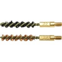 Otis Bore Brush .22 Cal 2-pk - 1-nylon 1-bronze 8-32 Thread