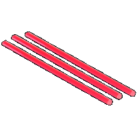 Trijicon Fiber Replacement Red 3pk