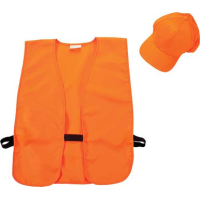 Allen Hat & Vest Combo Blaze - Orange Vest M-xl Hat Fits Most