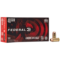 Federal American Eagle .40 S&W, 155gr, FMJ - 50 Rounds [MPN: AE40R2]