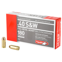 Aguila .40 S&W, 180gr, FMJ - 50 Rounds [MPN: 1E402110]