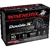 Winchester Double X Turkey 10 GA, 3-1/2in. 2oz. #4 Shot - Ten Rounds [MPN: STH104]