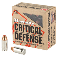 Hornady Critical Defense .380 ACP, 90gr, FTX - 25 Rounds [MPN: 90080]
