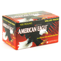 Federal American Eagle 9MM, 115gr, FMJ - 100 Rounds [MPN: AE9DP100]