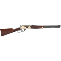 Henry Side Gate Lever 30-30 Winchester 20" 5+1 American Walnut Polished Brass Right Hand [MPN: H0243030]
