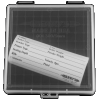 Berrys 001, Berrys 87412 001 Ammo Box .380/9mm 100rd Clr/bk
