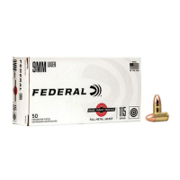 Federal Range and Target 9MM 115gr FMJ 50 Rounds [MPN: RTP9115]