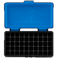 Berrys 401, Berrys 53852 401 Ammo Box .380/9mm 50rd Blu/bk