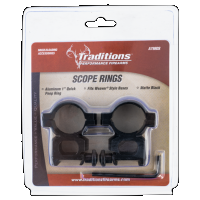Traditions Scope Rings, Trad A798ds Alum 1in Rings Quick Peep