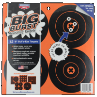 Birchwood Casey Big Burst, Bir 36612 Big Burst 6" Targets 12pk