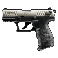 Walther P22-CA Semi Auto Handgun .22 LR 3.42" Barrel Polymer Frame Nickel Slide 10 Rounds