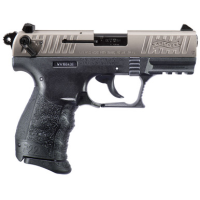 Walther Arms 5120725 P22 Q 22 LR 3.42" 10+1 Black Nickel Slide Black Interchangeable Backstrap Grip